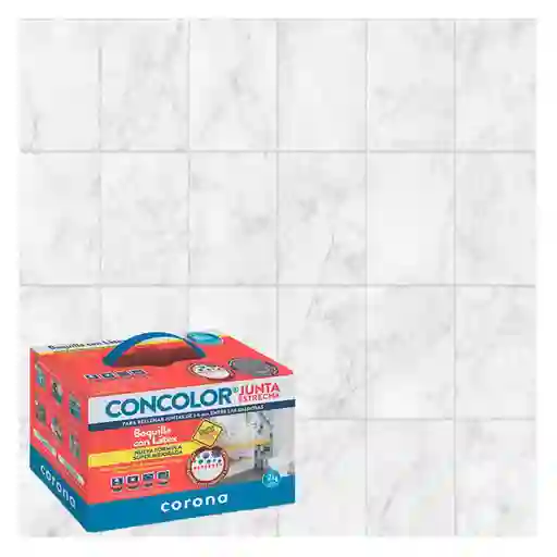 Corona Adhesivo Sellador Concolor Junta Estrecha Blanco