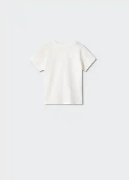 Camiseta Ballena Offwhite Talla 72 Niños Mango