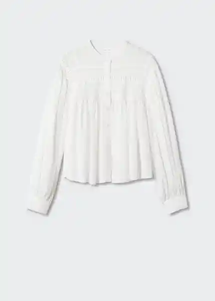 Blusa Belén Off White Talla 22 Mango Girl Mango