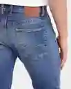 Jean Slim Fit- Famous Azul Francés Medio Talla 30/32 Chevignon