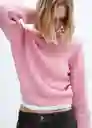 Jersey Piqueton Rosa Talla S Mujer Mango