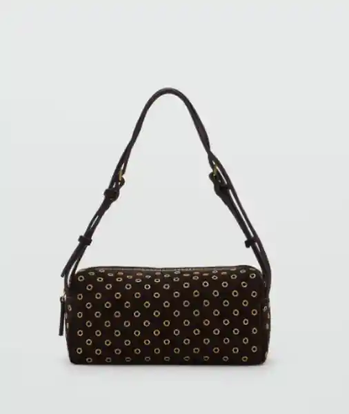 Bolso P Belinda Chocolate Talla 99 Mujer Mango