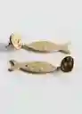 Pendientes Tao Oro Talla 99 Mujer Mango