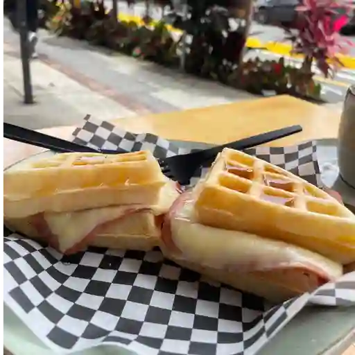 Waffle salado