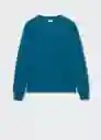 Sudadera Nola-I Azul Talla L Hombre Mango