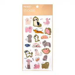 Stickers de Perritos Serie Happy Puppy Miniso