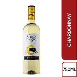 Vino Blanco GATO NEGRO Chardonnay Botella 750 Ml