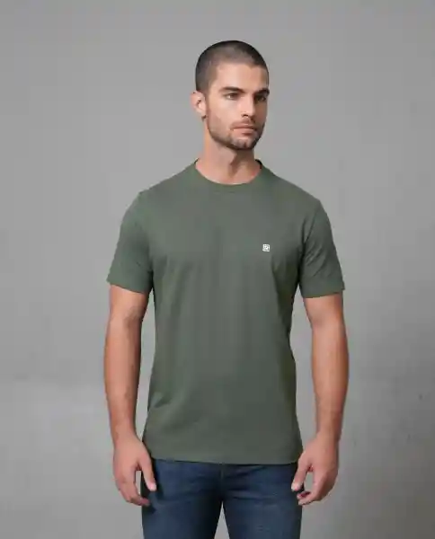 Camiseta Hombre Verde XL 100G101_VER190415 Rifle