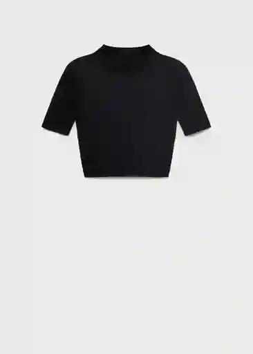 Jersey Paula Negro Talla M Mujer Mango