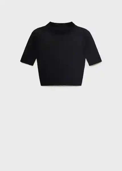 Jersey Paula Negro Talla M Mujer Mango