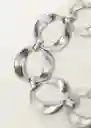 Cinturón Seli Plata Talla M Mujer Mango