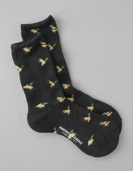 Medias Hombre Gris Talla One Size 8232024 American Eagle