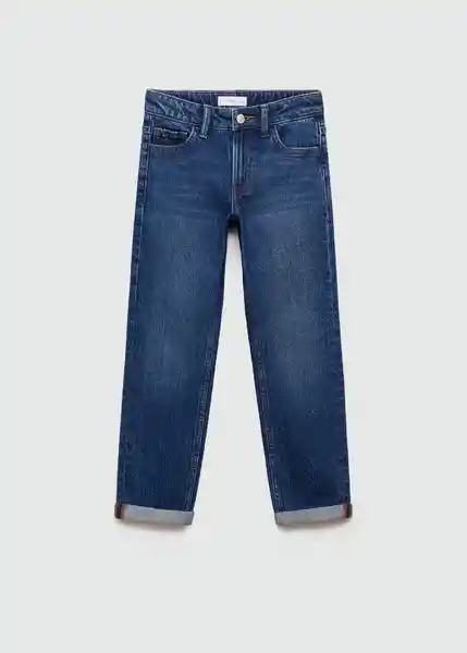 Jean Regular Tejano Oscuro Talla 11 Niños Mango