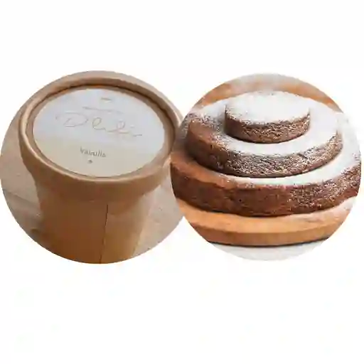 Combo helado vainilla + torta brownie