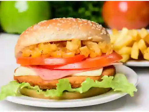 Combo Hamburguesa Súper Crunch de Pollo