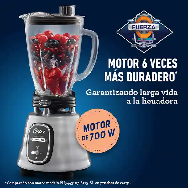 Oster Licuadora Clasica Motor Reversible Cromada Blast Beste