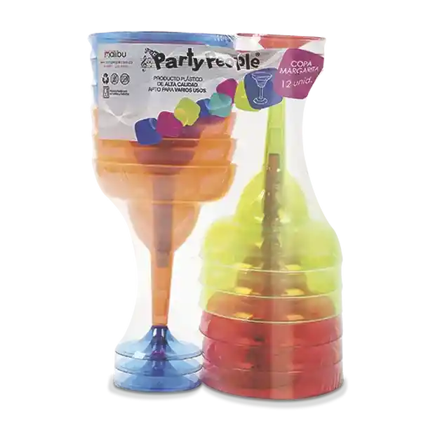 Party People Copa Margarita Colores Surtidos