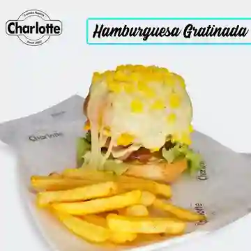 Hamburguesa Charlotte Especial Gratinada