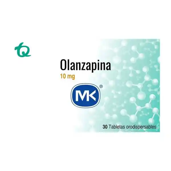 Mk Olanzapina (10 mg) 30 Tabletas