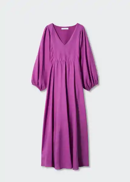 Vestido Laia-A Violeta Talla M Mujer Mango