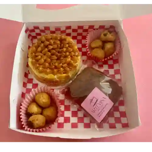 Cheescake de Arequipe+brownie+cookies