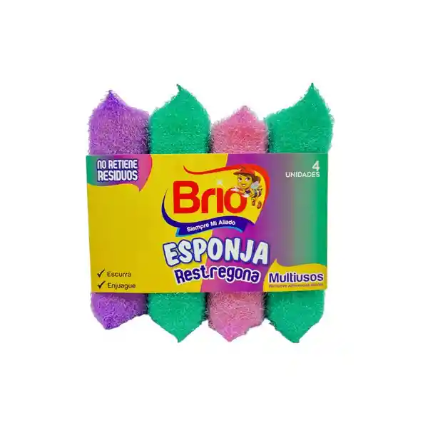 Brio Esponja Multiusos Restregona