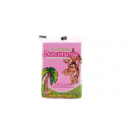 Parchesitos Plastilina Color Rosado 