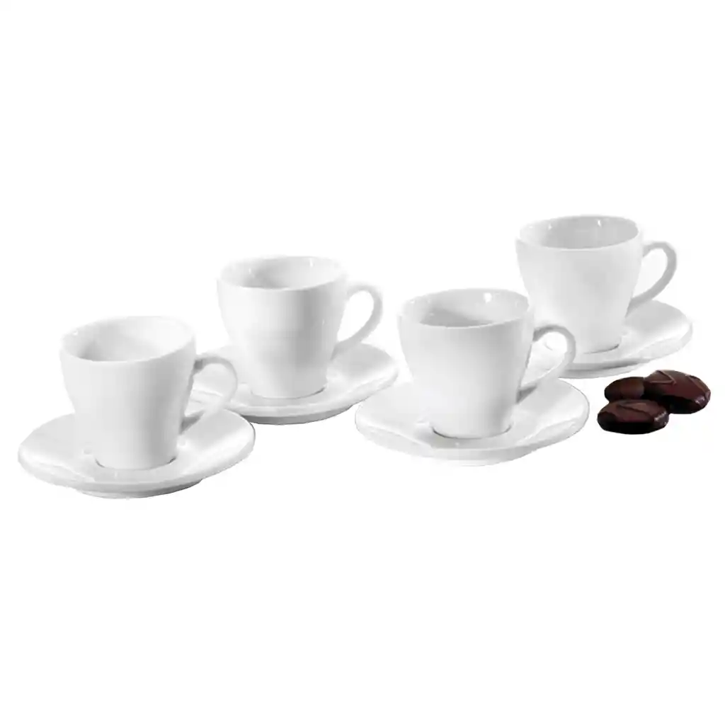 Symphony Tazas/Platos Contempo Espresso 8 Pz