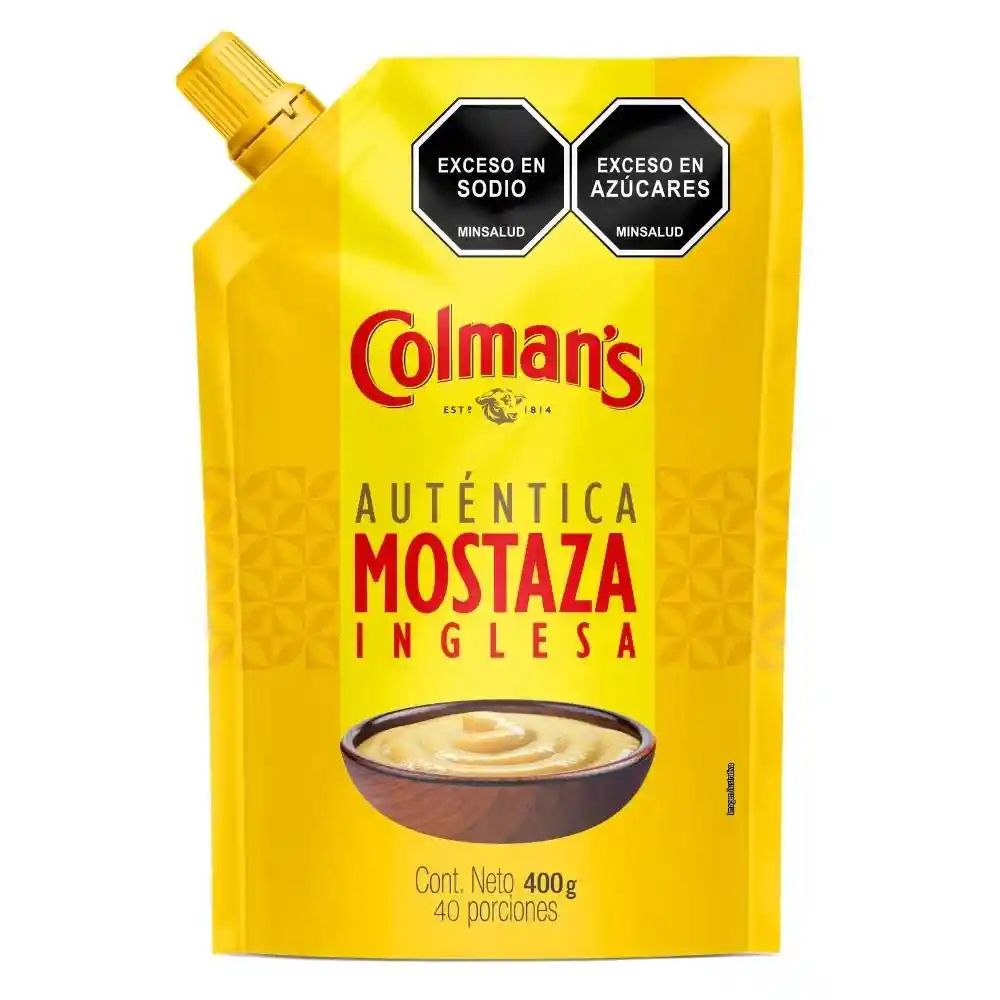 Mostaza Colmans Inglesa Autentica (400 Gr)
