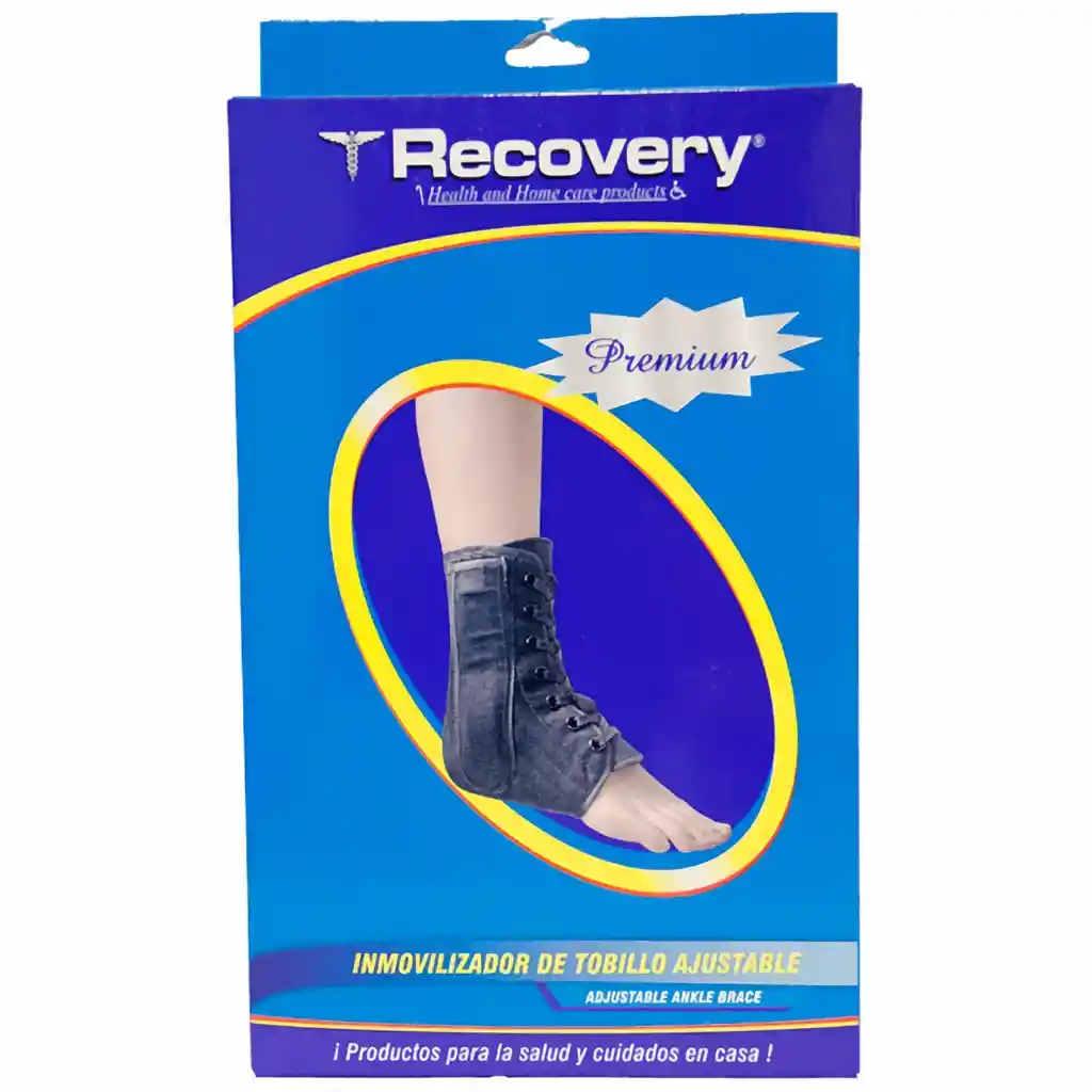 Recovery Inmovilizador Tobillo Black Xl