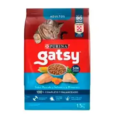 Gatsy Alimento Gato Adulto Pescado y Salmón a la Primavera