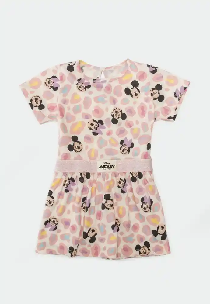 Vestido Manga Corta People Mickey Mouse 76128