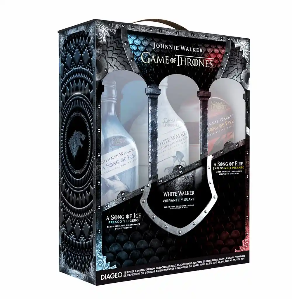 Johnnie Walker Jw Got Pack Coleccionable Game Of Thrones