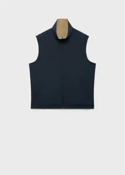 Chaleco Nadast Navy Talla L Hombre Mango