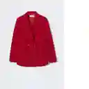 Americana Greta Rojo Talla M Mujer Mango