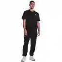 Under Armour Camiseta Manga Sisa de Hombre Negro Talla L