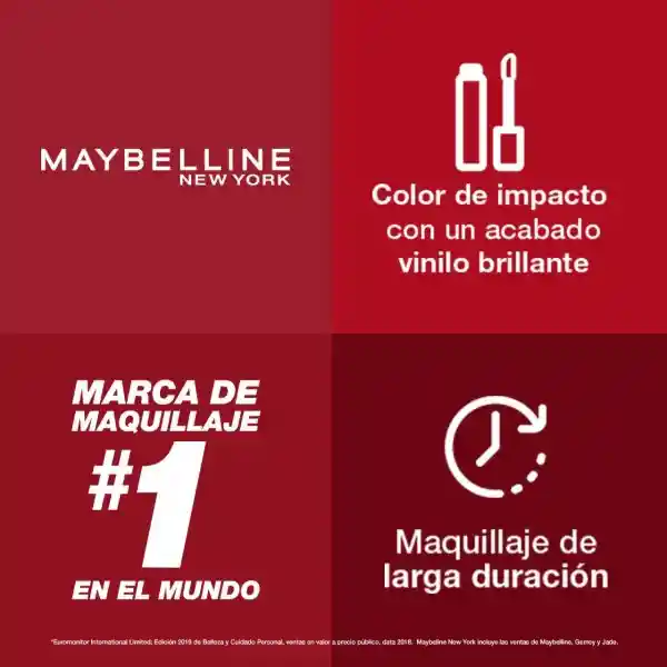 Maybelline Labial Líquido Superstay Vinyl Ink Lippy