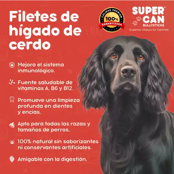 Super Can Snack de Hígado Liver para perro