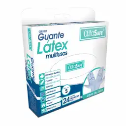Alfa Safe Guantes de Látex Multiusos Talla S