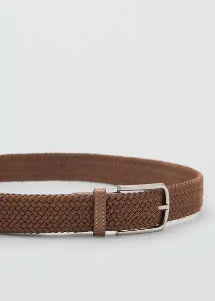 Cinturón Elastic Camel Talla 90 Hombre Mango