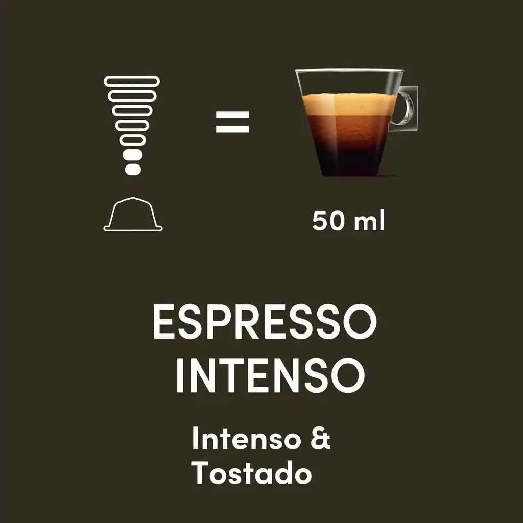 Cápsulas de Café NESCAFÉ DOLCE GUSTO Espresso Intenso x 80g
