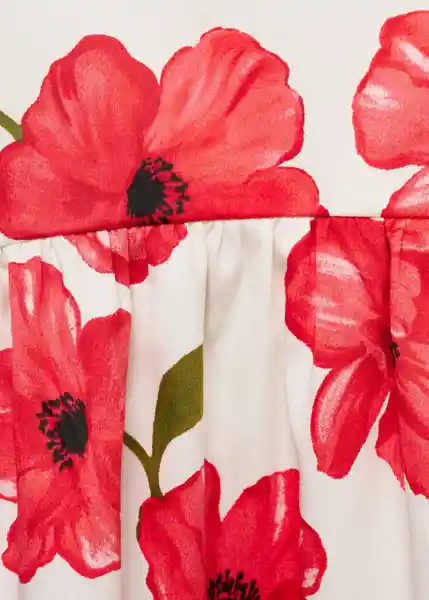 Vestido Pola Offwhite Talla XS Mujer Mango