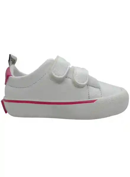 Zapatos Calzado Para Niña Bebé Blanco Rosado Talla 20 People