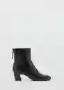 Botines Claire Negro Talla 40 Mujer Mango