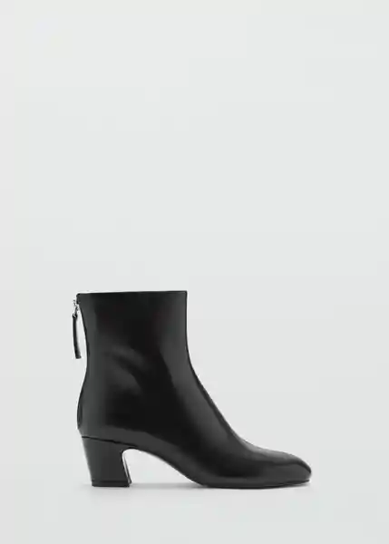 Botines Claire Negro Talla 40 Mujer Mango