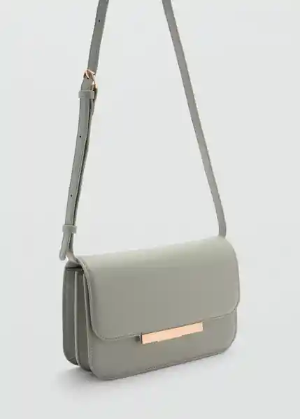 Bolso M Amber Menta Talla 99 Mujer Mango