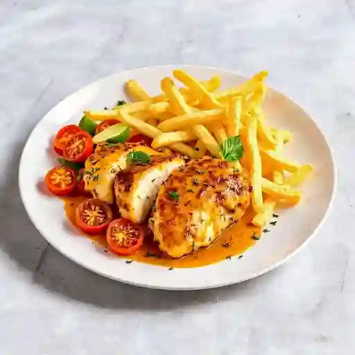 Suprema De Pollo En Salsa De Tomates Secos