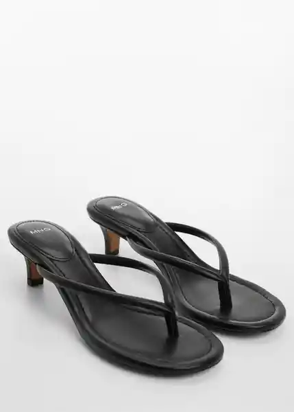 Sandalias Helena Negro Talla 39 Mujer Mango