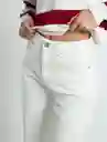 Pantalón Pumpy Mujer Crudo Puro Claro Talla 10 033F304 Naf Naf