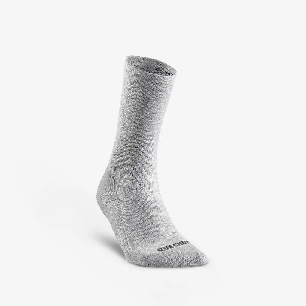 Medias de Senderismo Invierno Unisex Sh100 Mid Gris